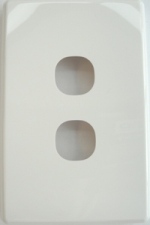 CLIPSAL CLASSIC 2 GANG GRID AND PLATE